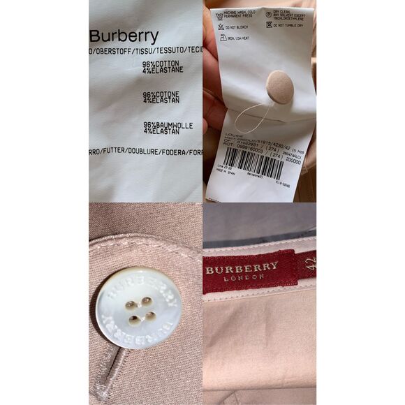 Burberry Vintage Pink Double Breasted Halter Top A-Line Dress - Picture 10 of 13